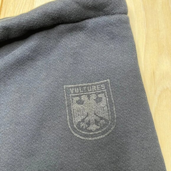 Yeezy Yzy Kanye West Vultures Men’s Black Drawcord Heavyweight Sweatpants Size 7 - Picture 4 of 11